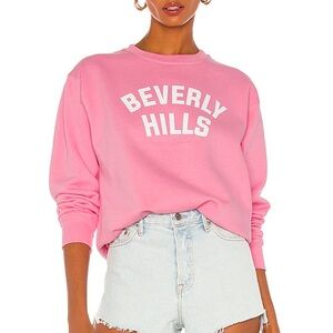 Departure Beverly Hills Pink Sweatshirt Small $88